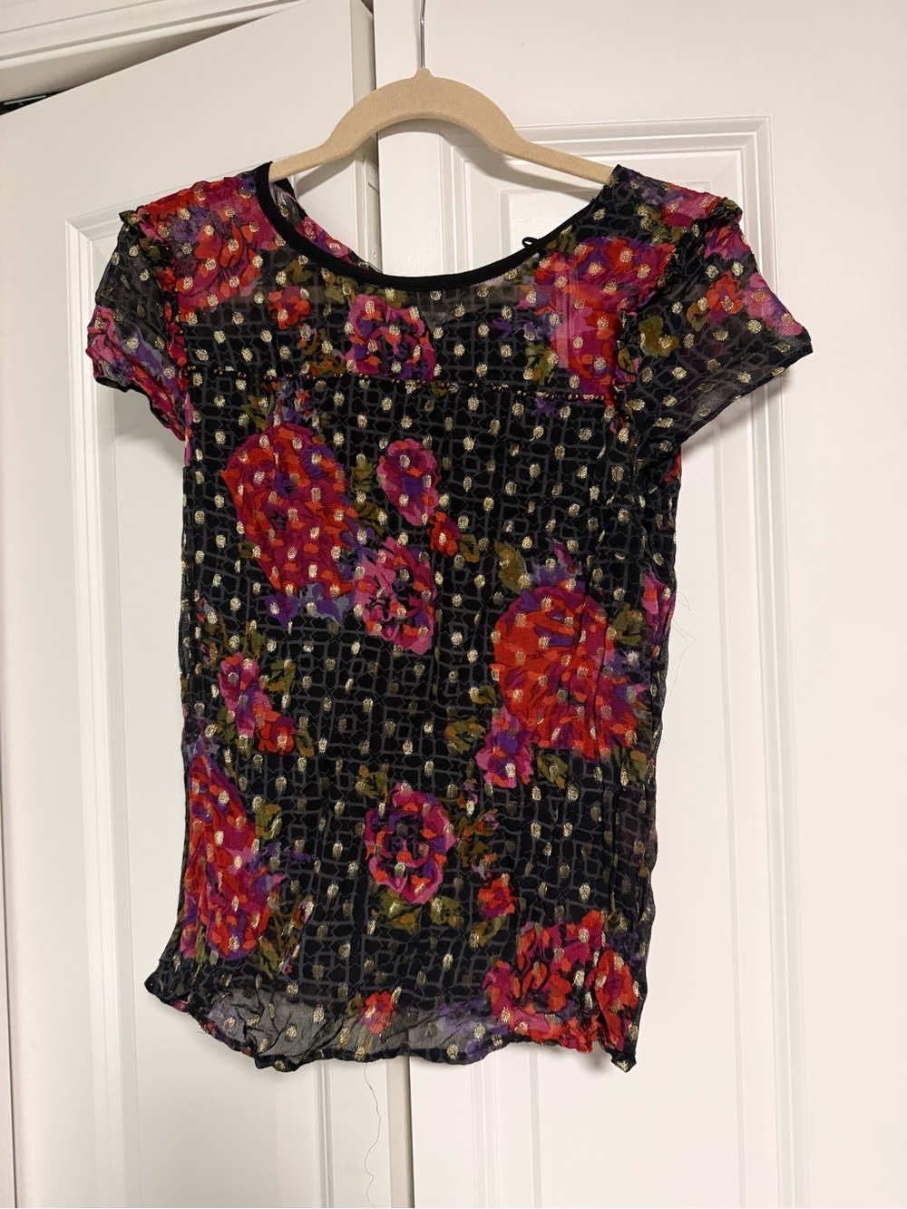 Anthropologie Short Sleeve Top